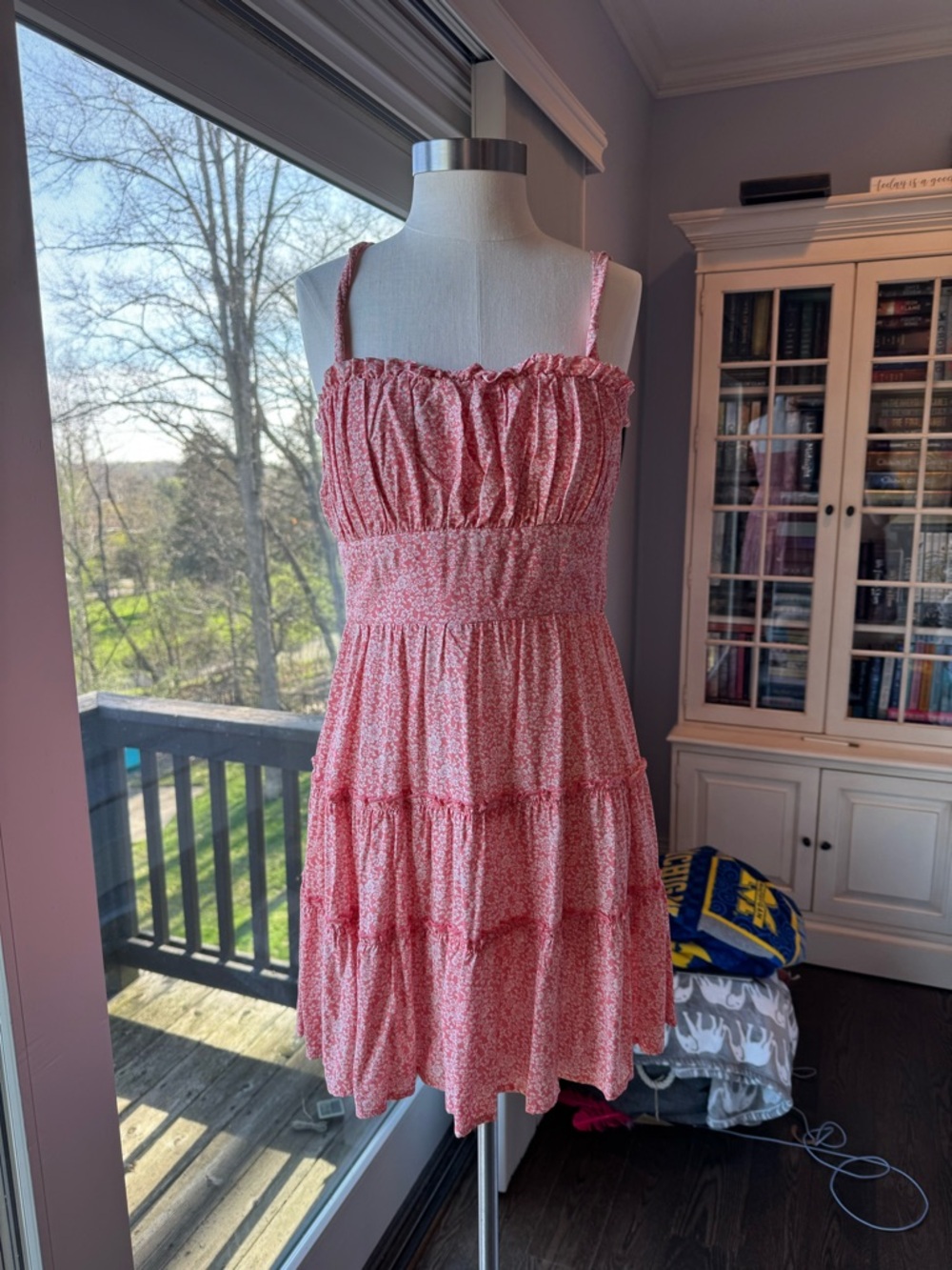 ROWA Pink Textured Swim Top - Small